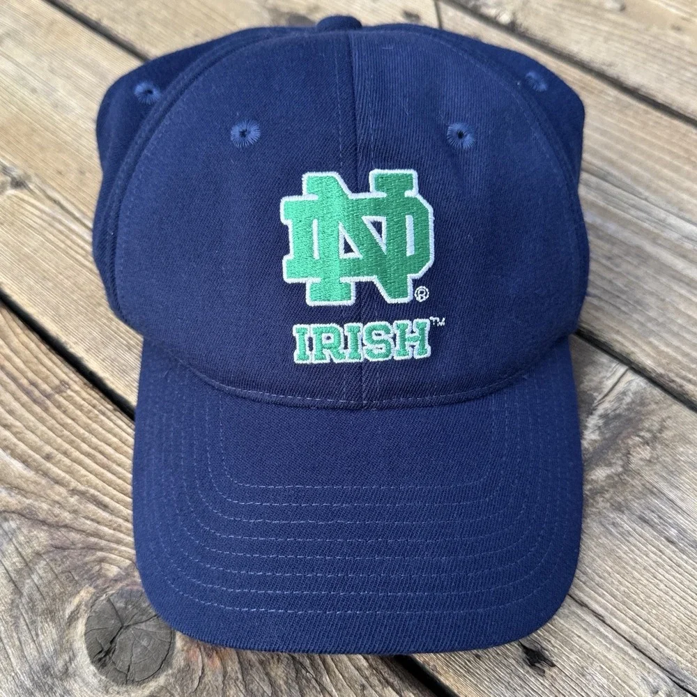 Notre Dame Hat Adidas Fighting Irish Flexfit XL NCAA Navy